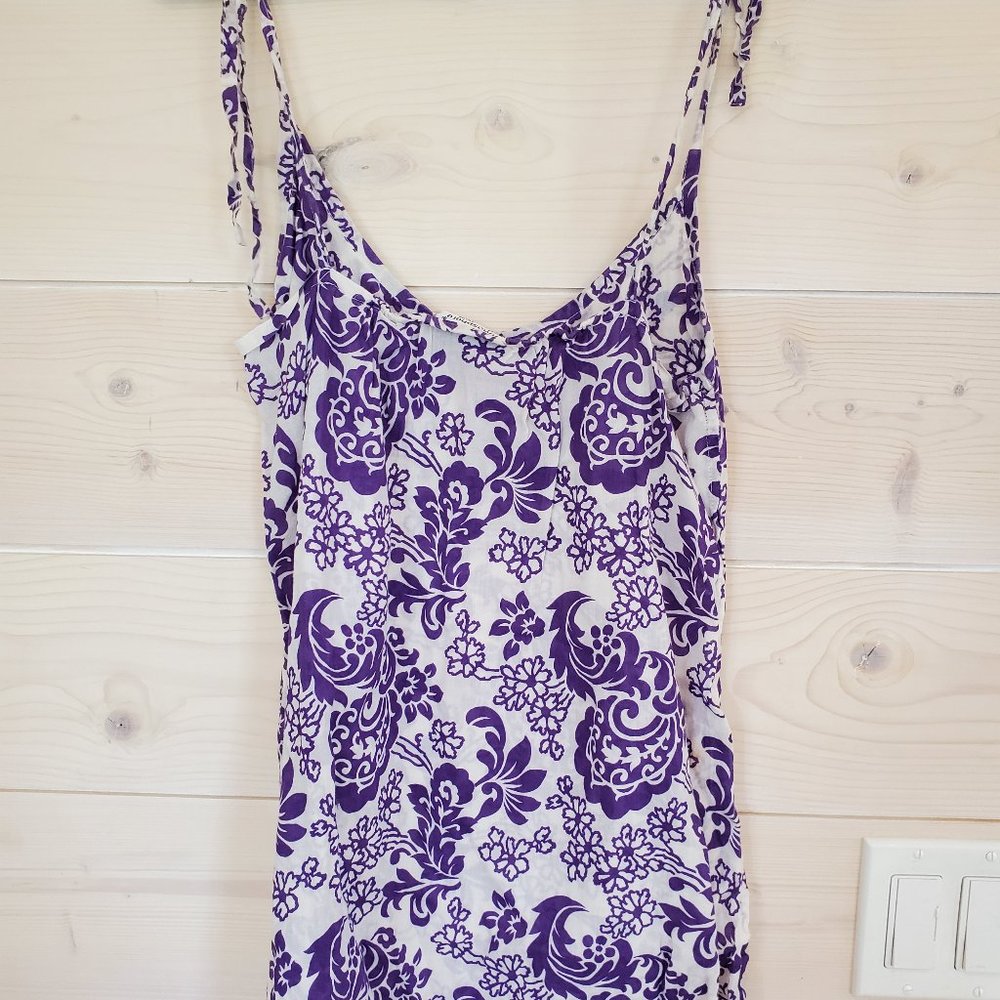 💥2/$30💥 Paisley print tank with tie straps